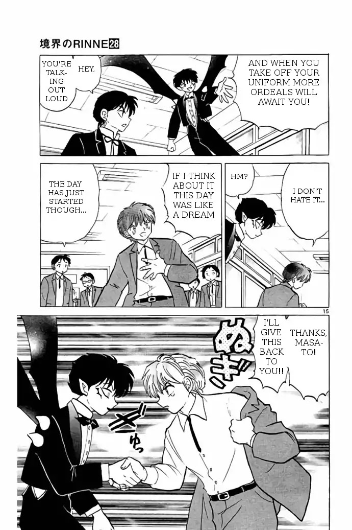 Kyoukai no Rinne Chapter 274 page 15 - Chapter 274: The Ashes and the Longing
