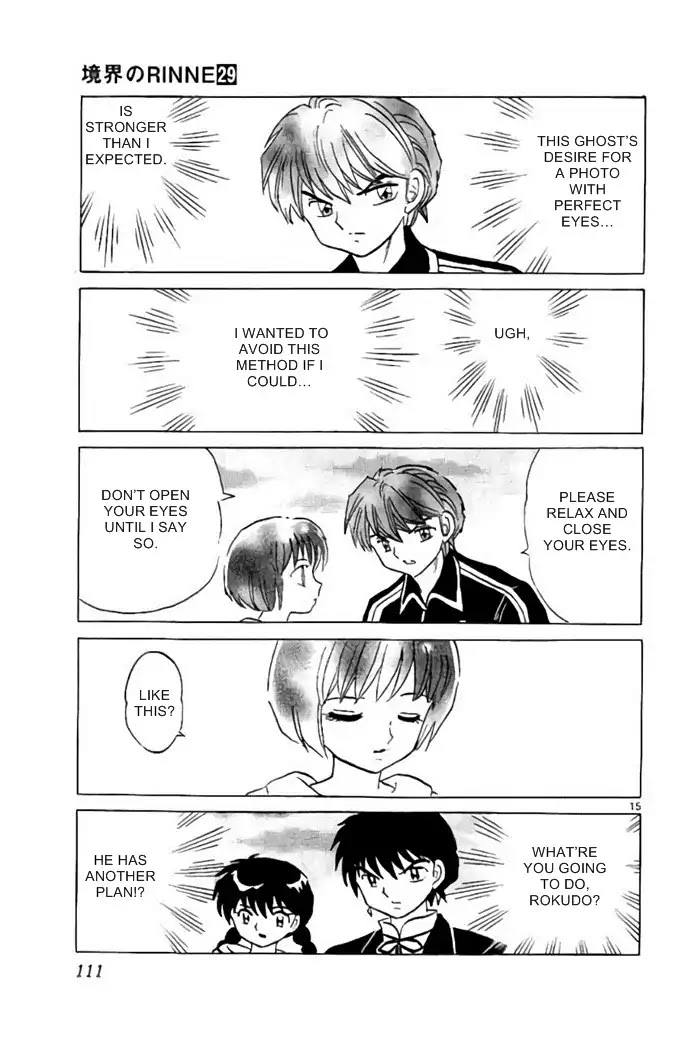 Kyoukai no Rinne Chapter 284 page 15 - Chapter 284: The Ideal Smile