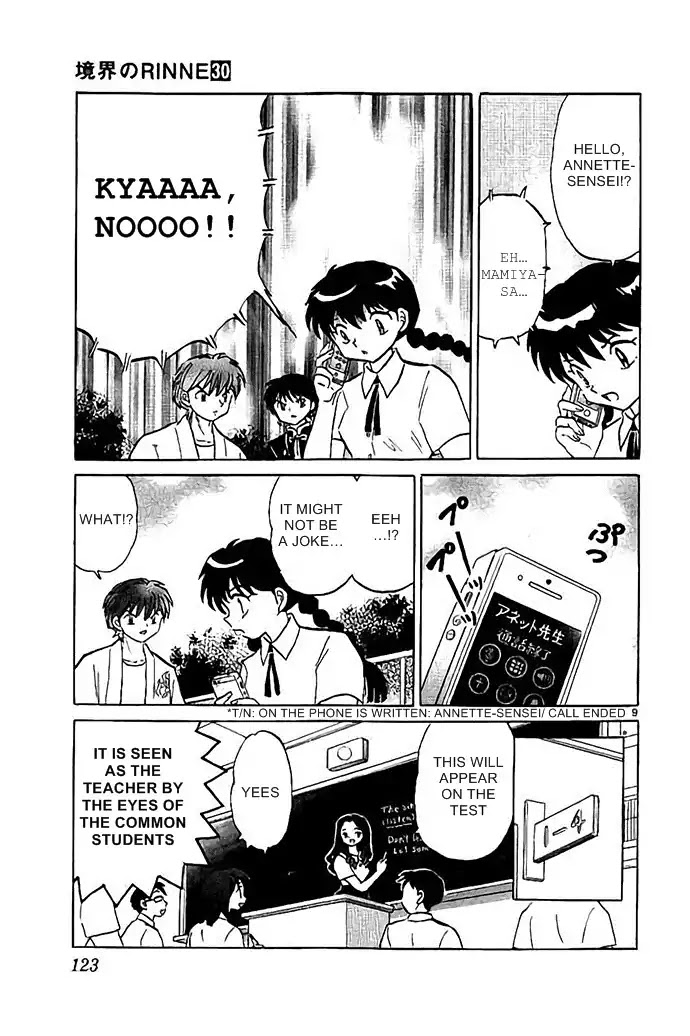 Kyoukai no Rinne Chapter 295 page 9 - Chapter 295: The Teacher and the Balloon