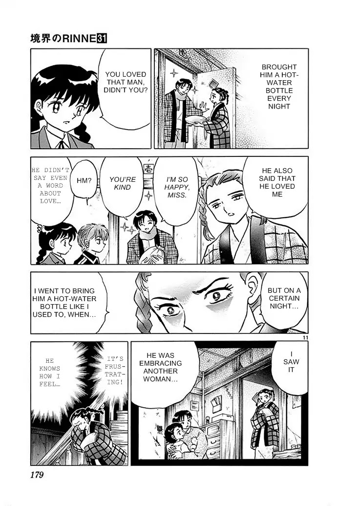 Kyoukai no Rinne Chapter 308 page 11 - Chapter 308: Have A Hot-Water Bottle