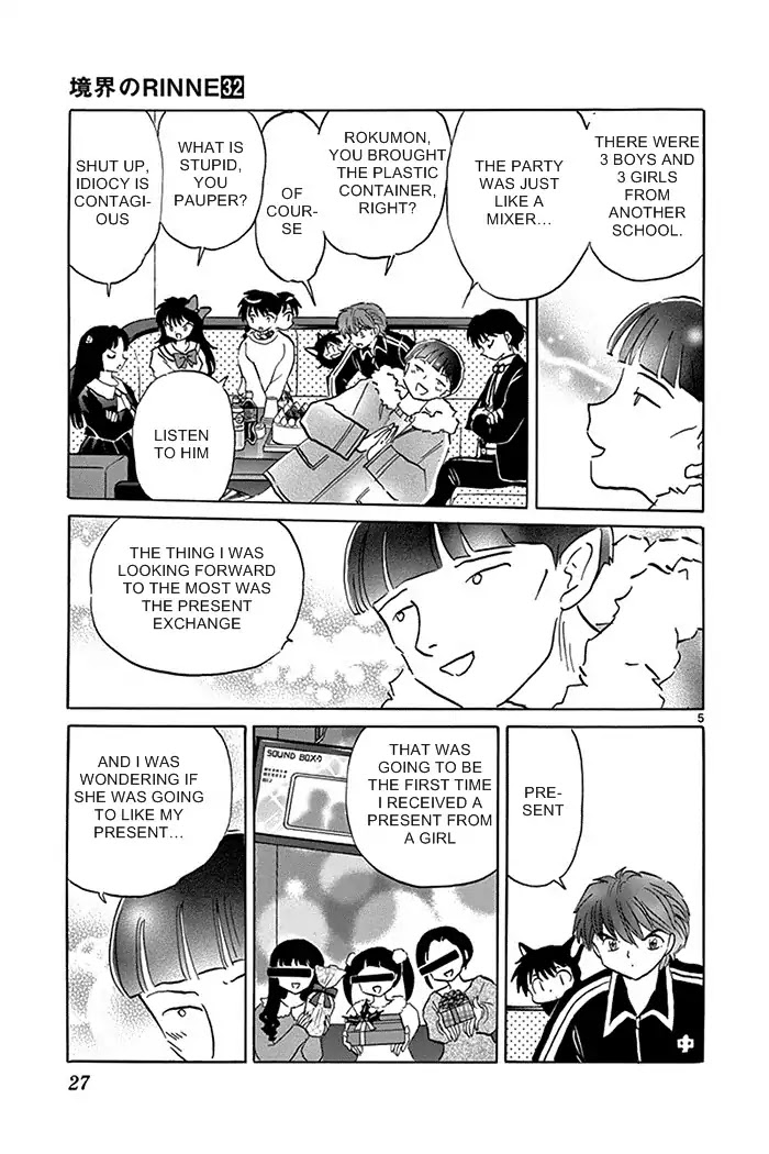 Kyoukai no Rinne Chapter 310 page 5 - Chapter 310: The Christmas Exorcism Meeting