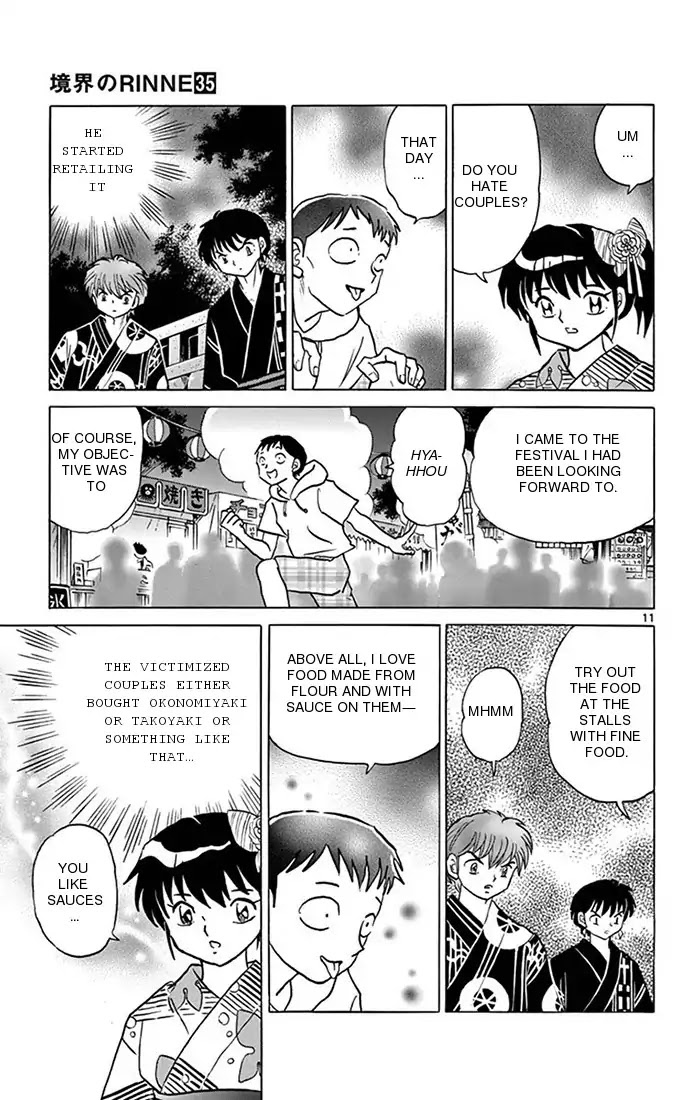 Kyoukai no Rinne Chapter 341 page 11 - Chapter 341: The Tragedi Of The Food Made With Flour