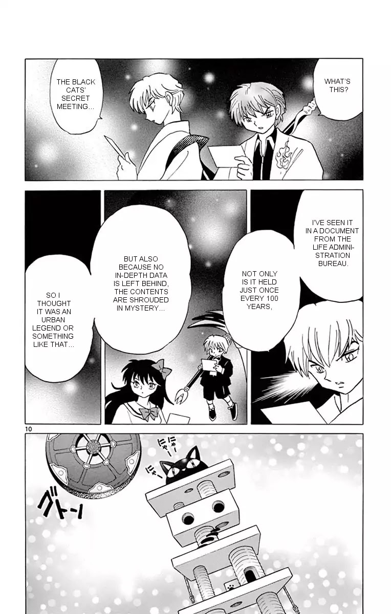 Kyoukai no Rinne Chapter 349 page 10 - Chapter 349: The Disappearance Of Black Cats