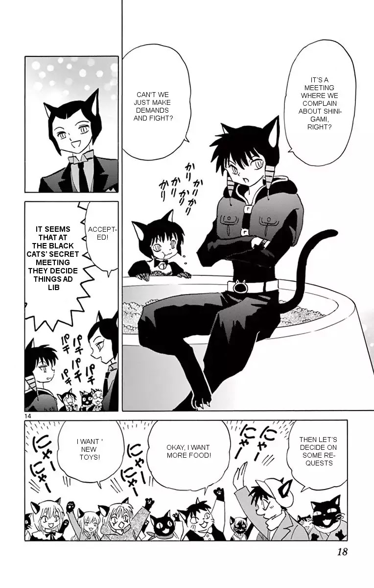 Kyoukai no Rinne Chapter 349 page 14 - Chapter 349: The Disappearance Of Black Cats