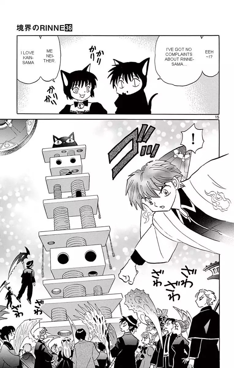 Kyoukai no Rinne Chapter 349 page 15 - Chapter 349: The Disappearance Of Black Cats