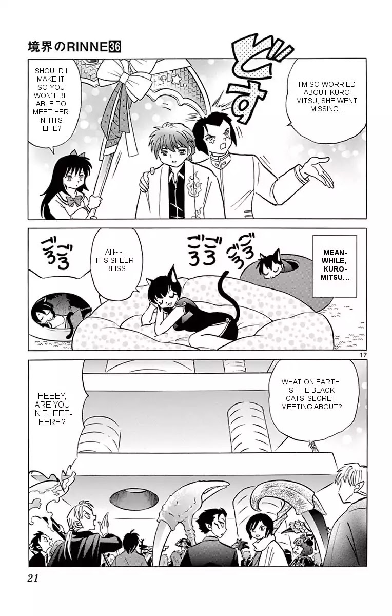 Kyoukai no Rinne Chapter 349 page 17 - Chapter 349: The Disappearance Of Black Cats