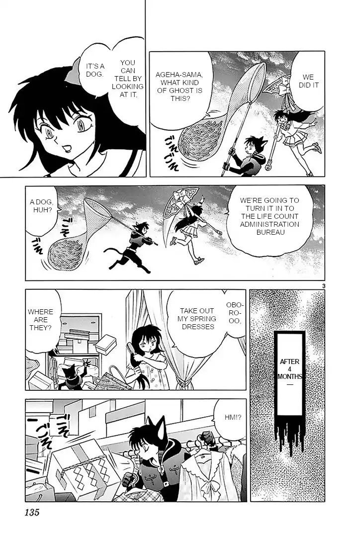 Kyoukai no Rinne Chapter 366 page 3 - Chapter 366: The Rolling Dog