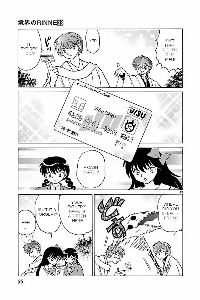 Kyoukai no Rinne Chapter 370 page 13 - Chapter 370: Tidying Up