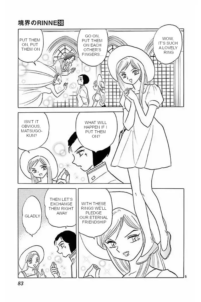 Kyoukai no Rinne Chapter 373 page 5 - Chapter 373: The Red Bride Church