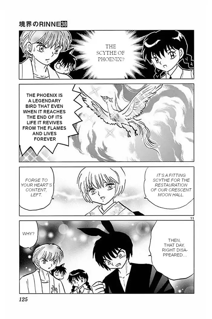 Kyoukai no Rinne Chapter 375 page 11 - Chapter 375: The Scythe of Phoenix