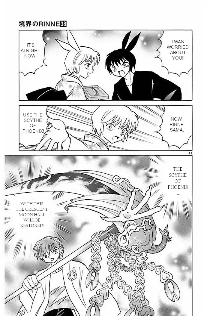 Kyoukai no Rinne Chapter 376 page 11 - Chapter 376: Crescent Moon Hall, For Eternity