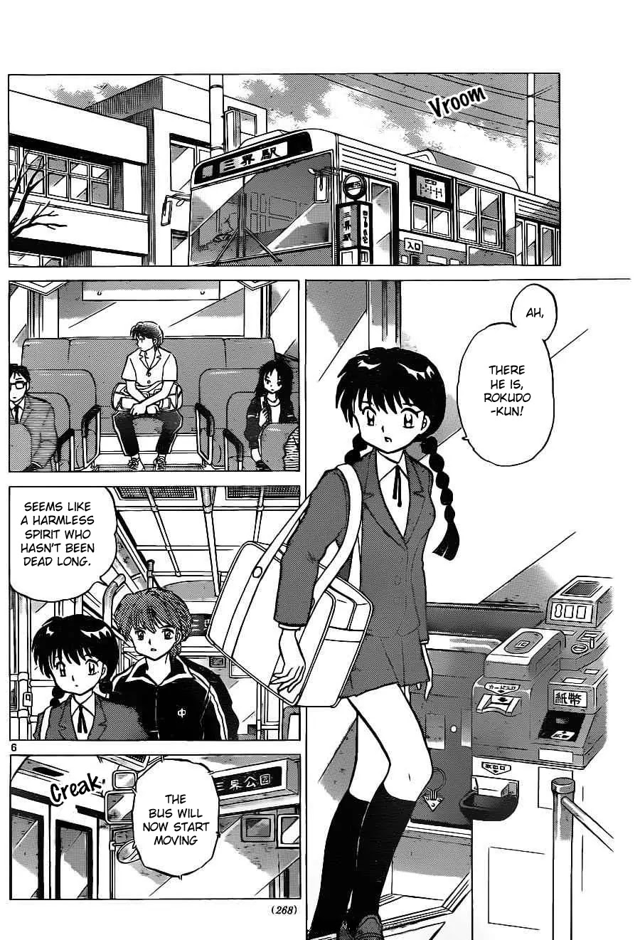 Kyoukai no Rinne Chapter 91 page 6 - Chapter 91: The Vanishing Bus Stop