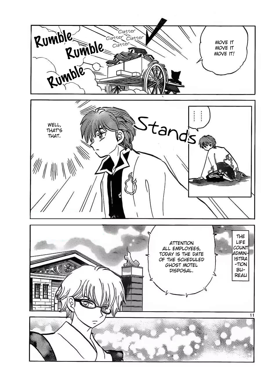 Kyoukai no Rinne Chapter 97 page 11 - Chapter 97: Shinigami's Taboo