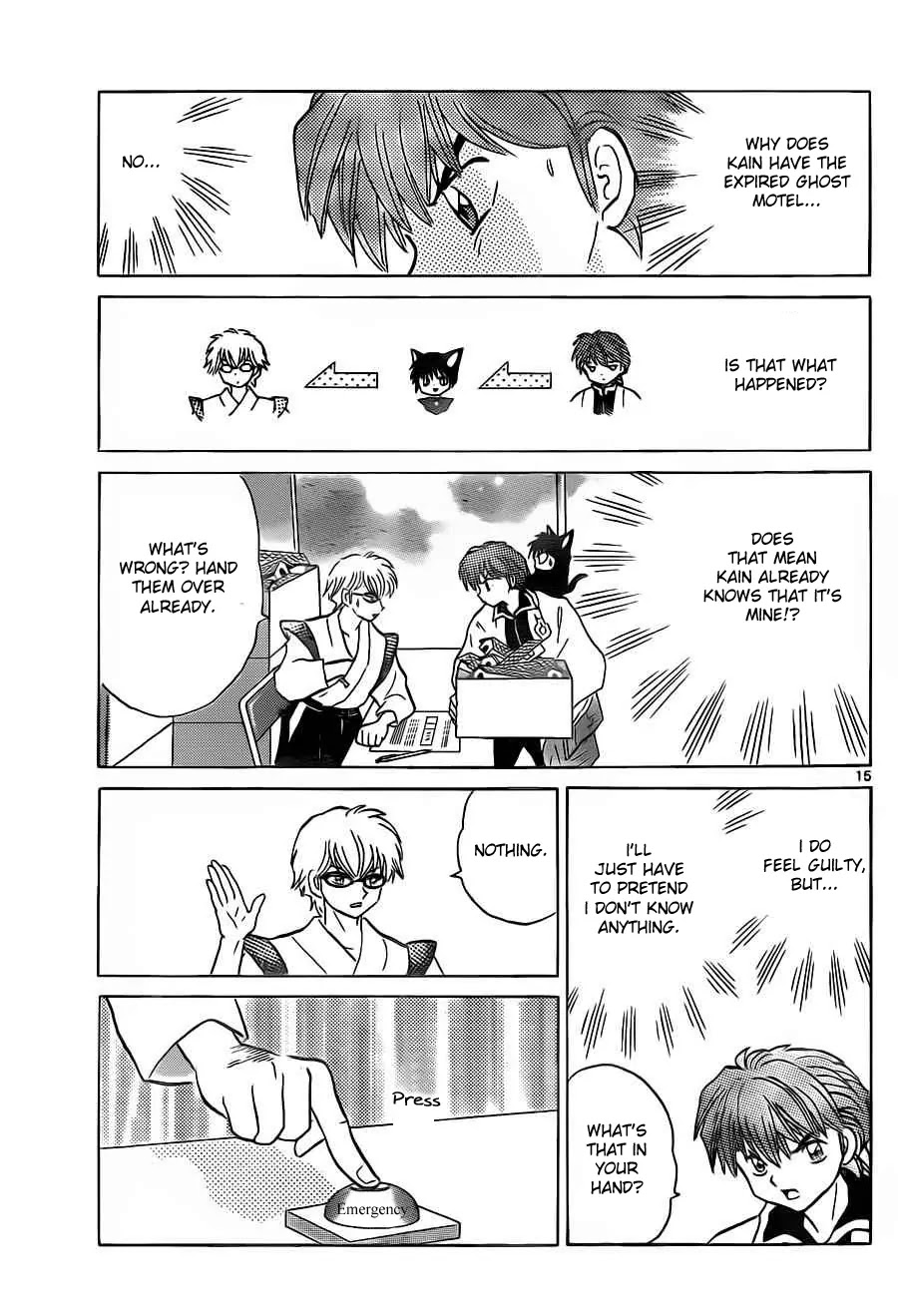 Kyoukai no Rinne Chapter 97 page 15 - Chapter 97: Shinigami's Taboo