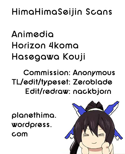Kyoukai Senjou no Horizon - Animedia 4koma Chapter 0 page 1 - Chapter 0