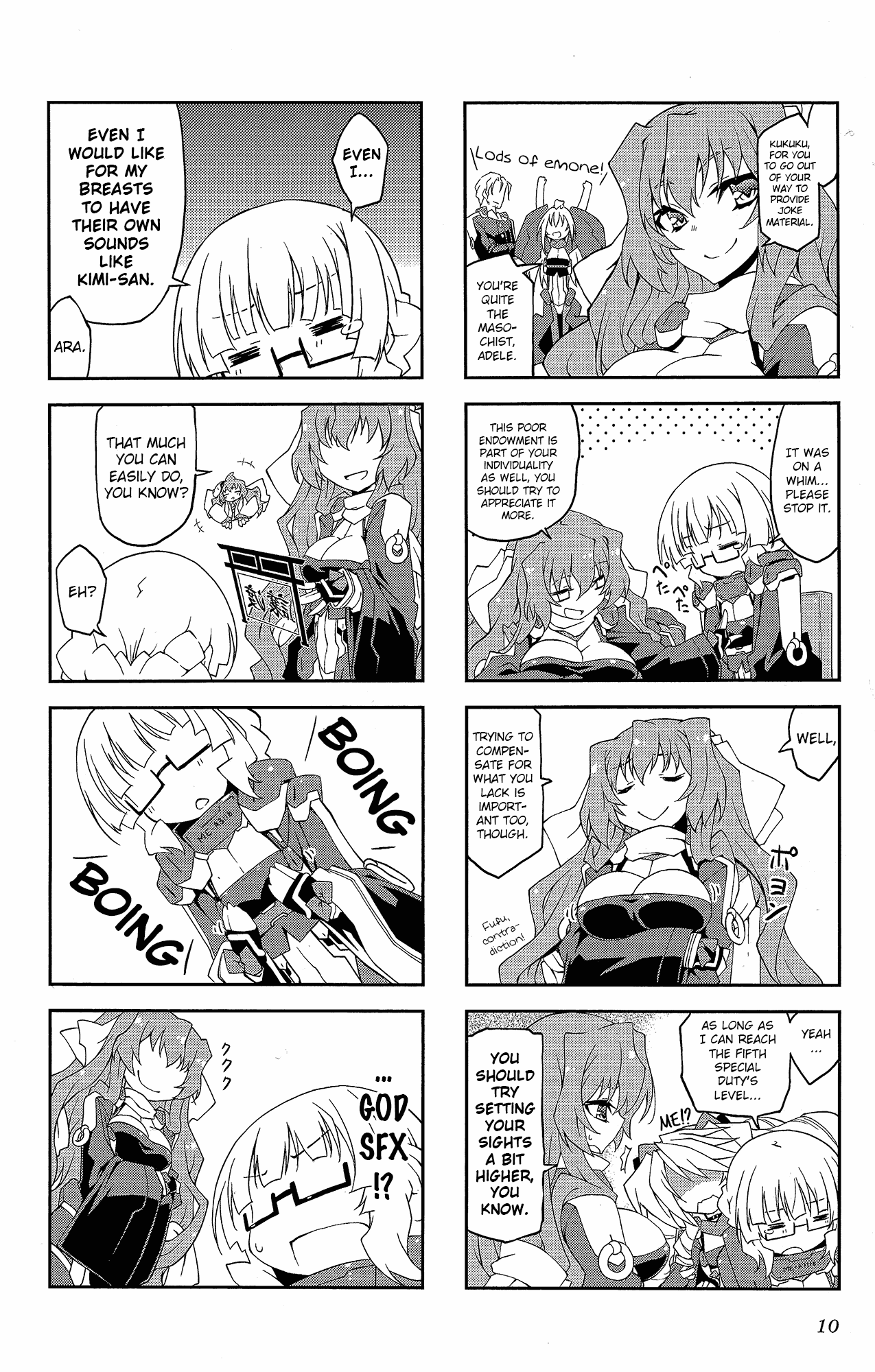 Kyoukai Senjou no Horizon - Official 4koma Anthology Chapter 1.2 page 10 - Chapter 1 v2 : Housewives on the Middle of Nowhere