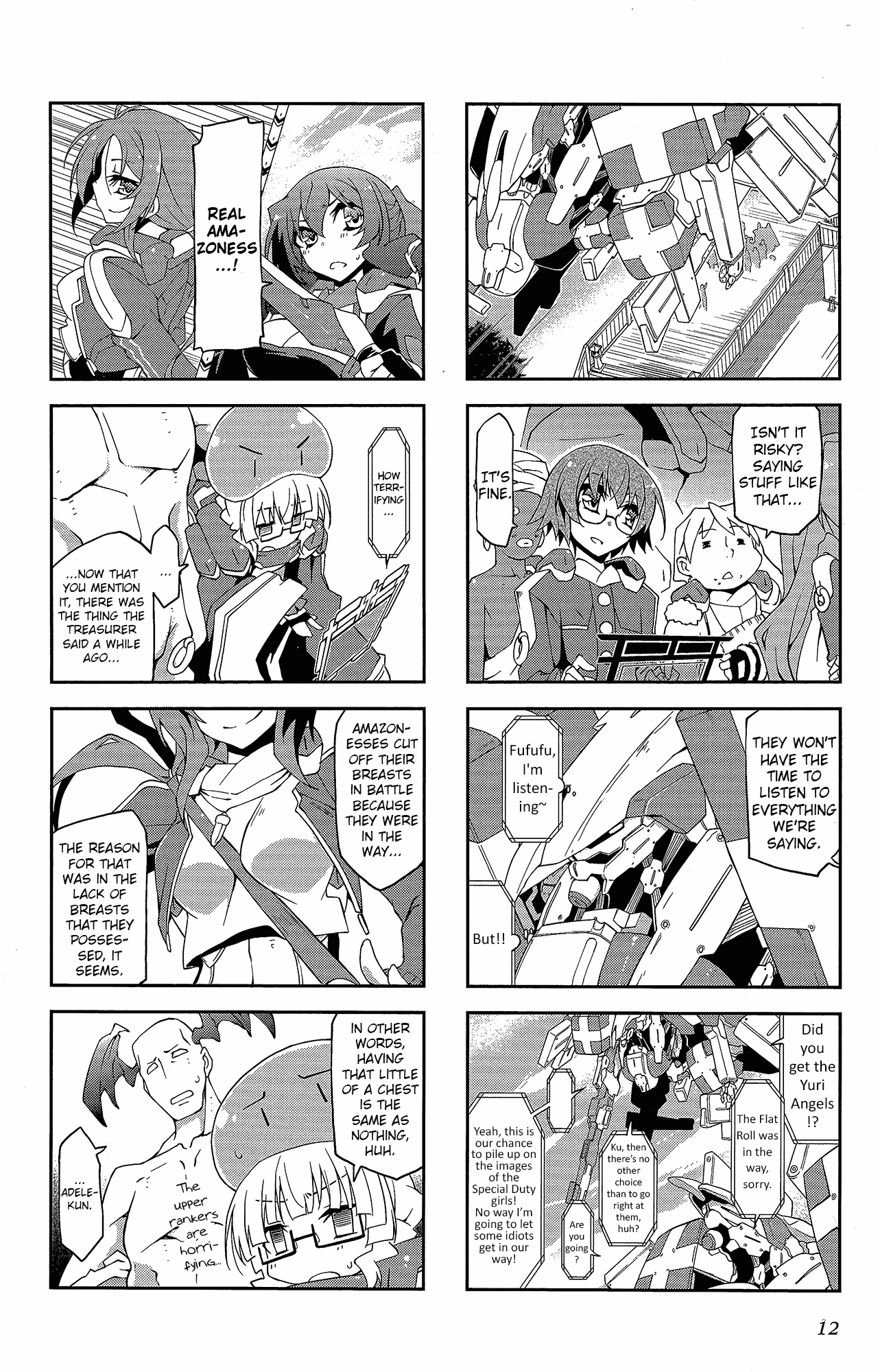 Kyoukai Senjou no Horizon - Official 4koma Anthology Chapter 1.2 page 12 - Chapter 1 v2 : Housewives on the Middle of Nowhere
