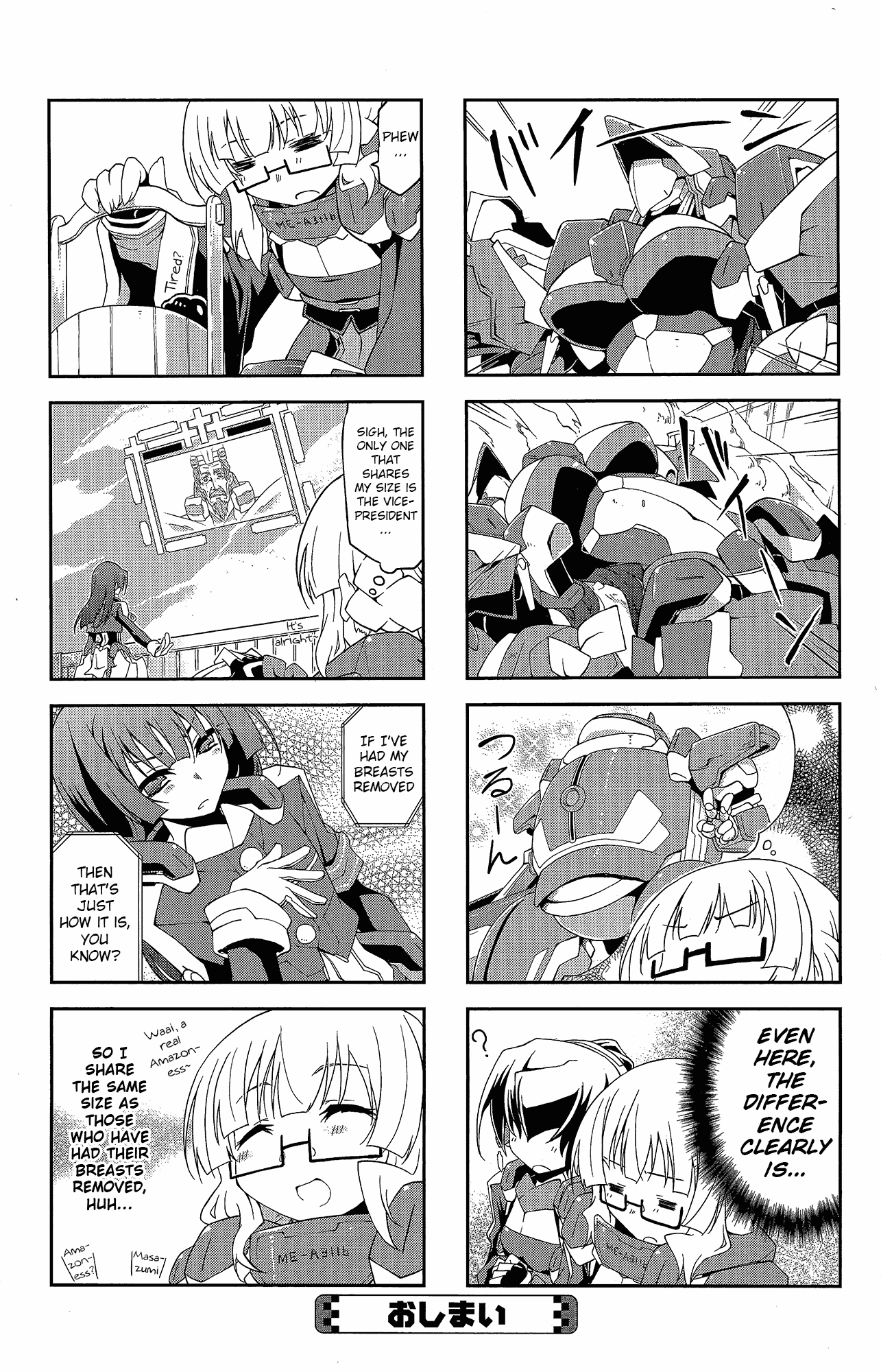 Kyoukai Senjou no Horizon - Official 4koma Anthology Chapter 1.2 page 14 - Chapter 1 v2 : Housewives on the Middle of Nowhere