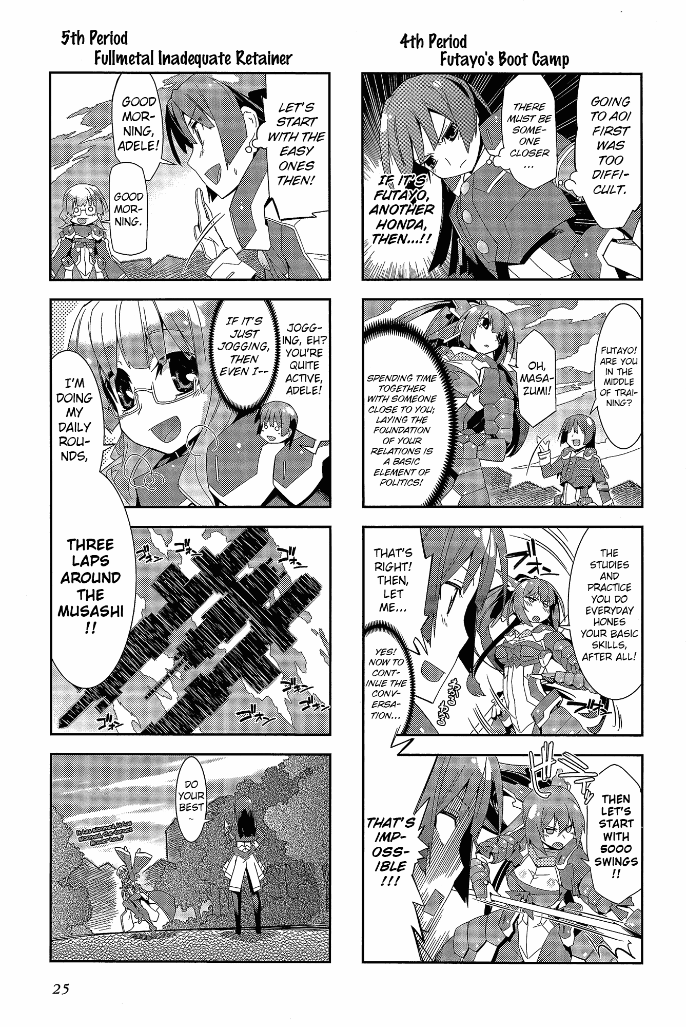 Kyoukai Senjou no Horizon - Official 4koma Anthology Chapter 1.2 page 25 - Chapter 1 v2 : Housewives on the Middle of Nowhere