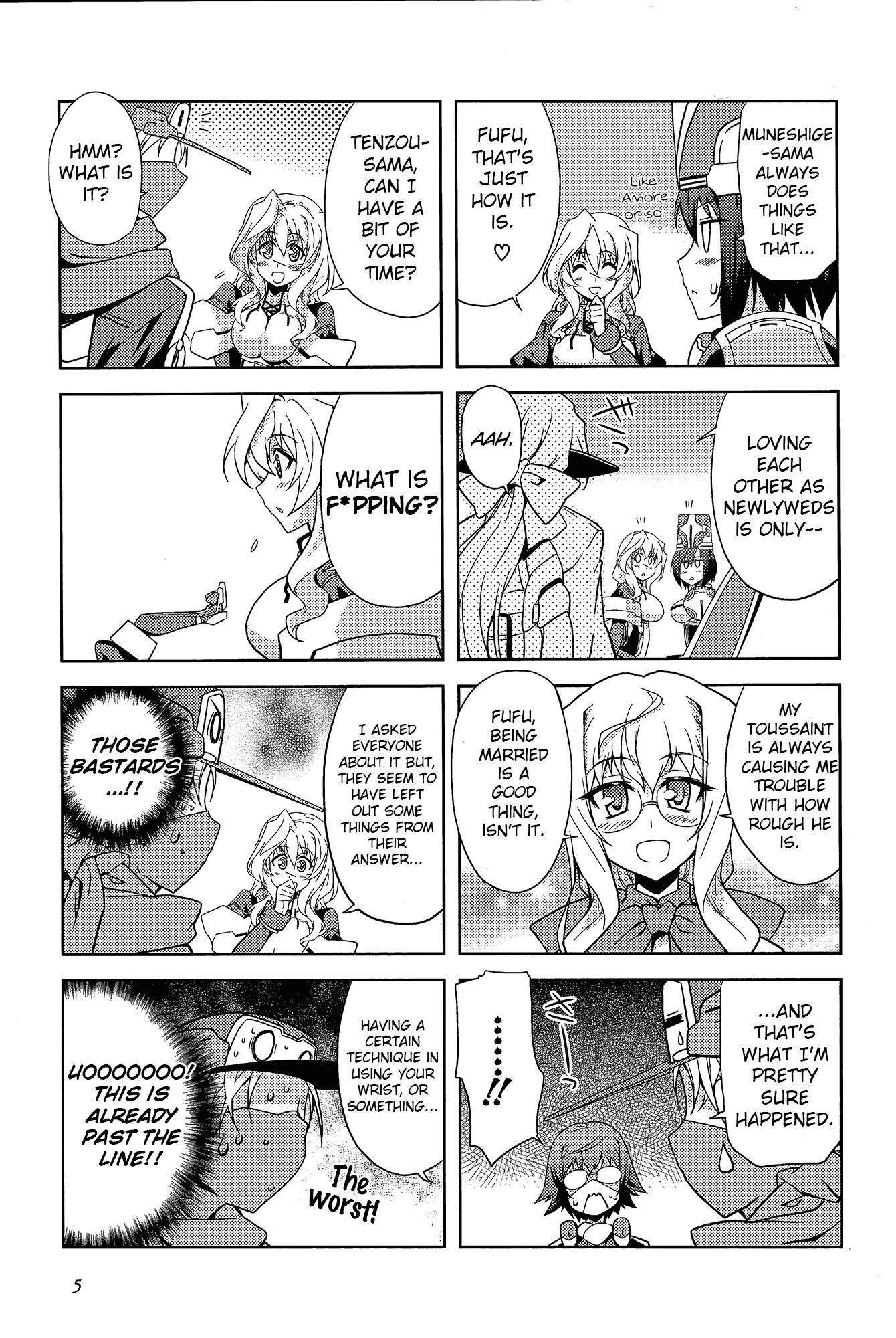 Kyoukai Senjou no Horizon - Official 4koma Anthology Chapter 1.2 page 5 - Chapter 1 v2 : Housewives on the Middle of Nowhere