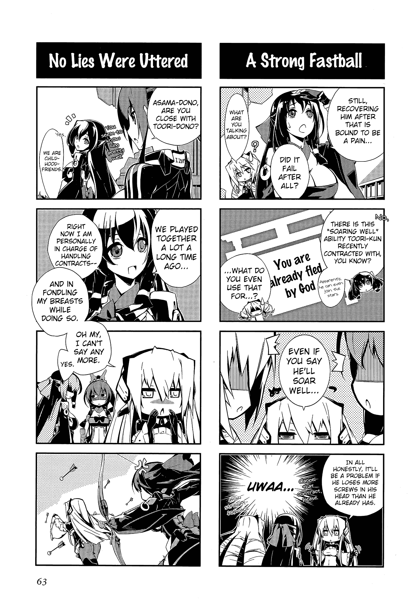 Kyoukai Senjou no Horizon - Official 4koma Anthology Chapter 2.2 page 28 - Chapter 2 v2 : The English Author's Pursuit Ability