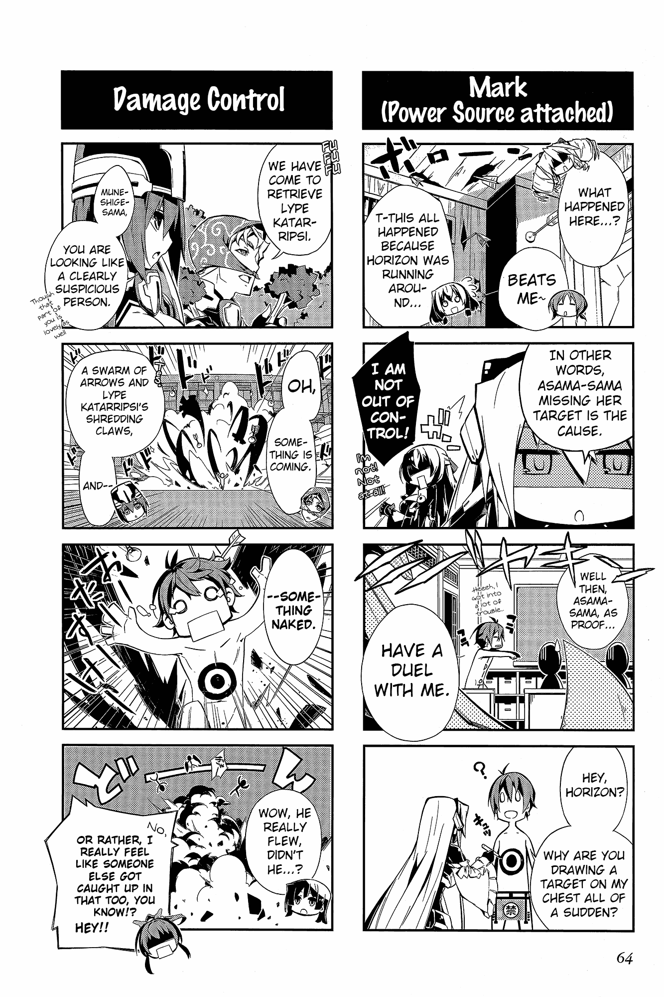 Kyoukai Senjou no Horizon - Official 4koma Anthology Chapter 2.2 page 29 - Chapter 2 v2 : The English Author's Pursuit Ability