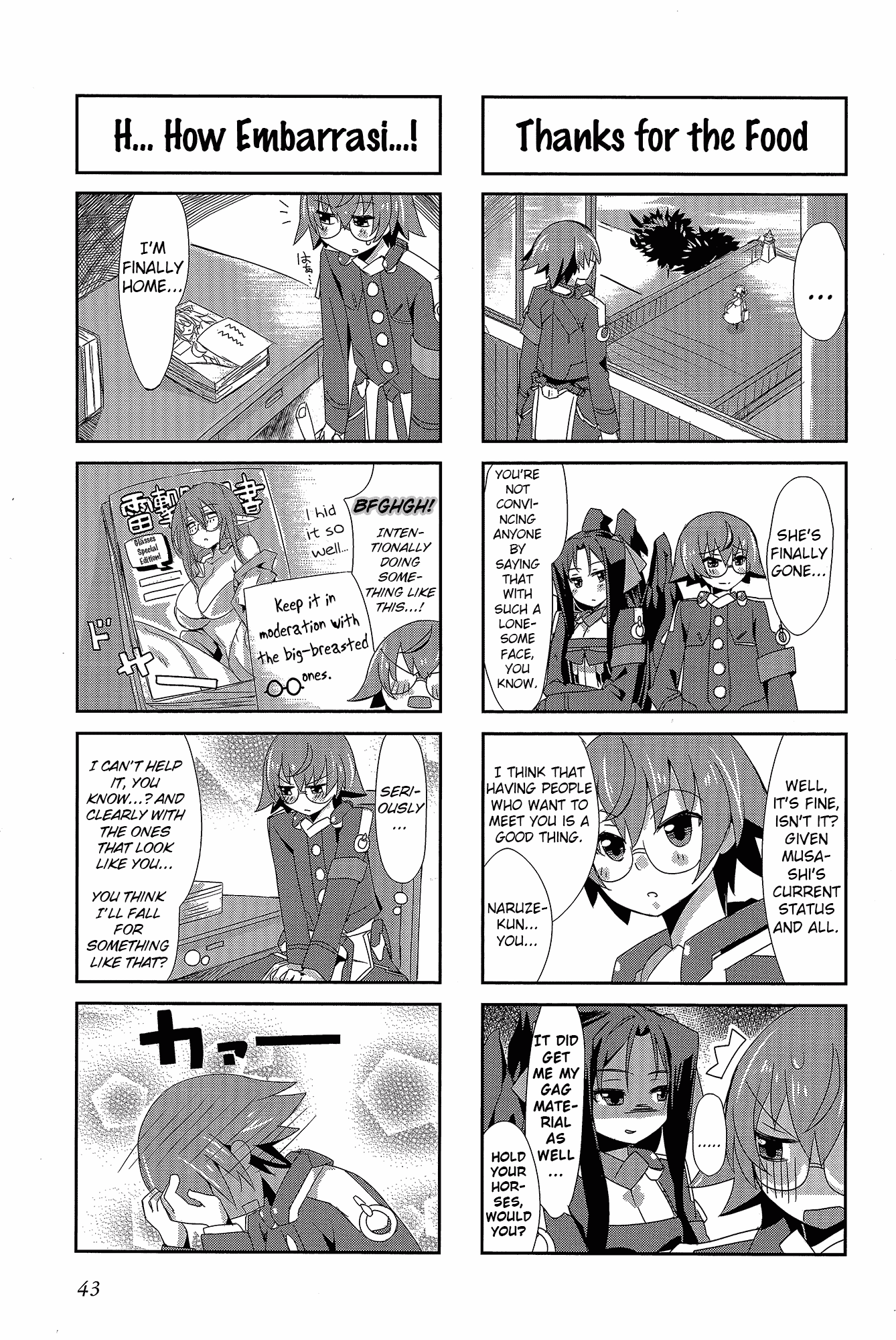 Kyoukai Senjou no Horizon - Official 4koma Anthology Chapter 2.2 page 8 - Chapter 2 v2 : The English Author's Pursuit Ability