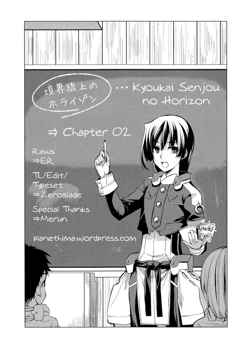 Kyoukai Senjou no Horizon Chapter 2 page 1 - Chapter 2