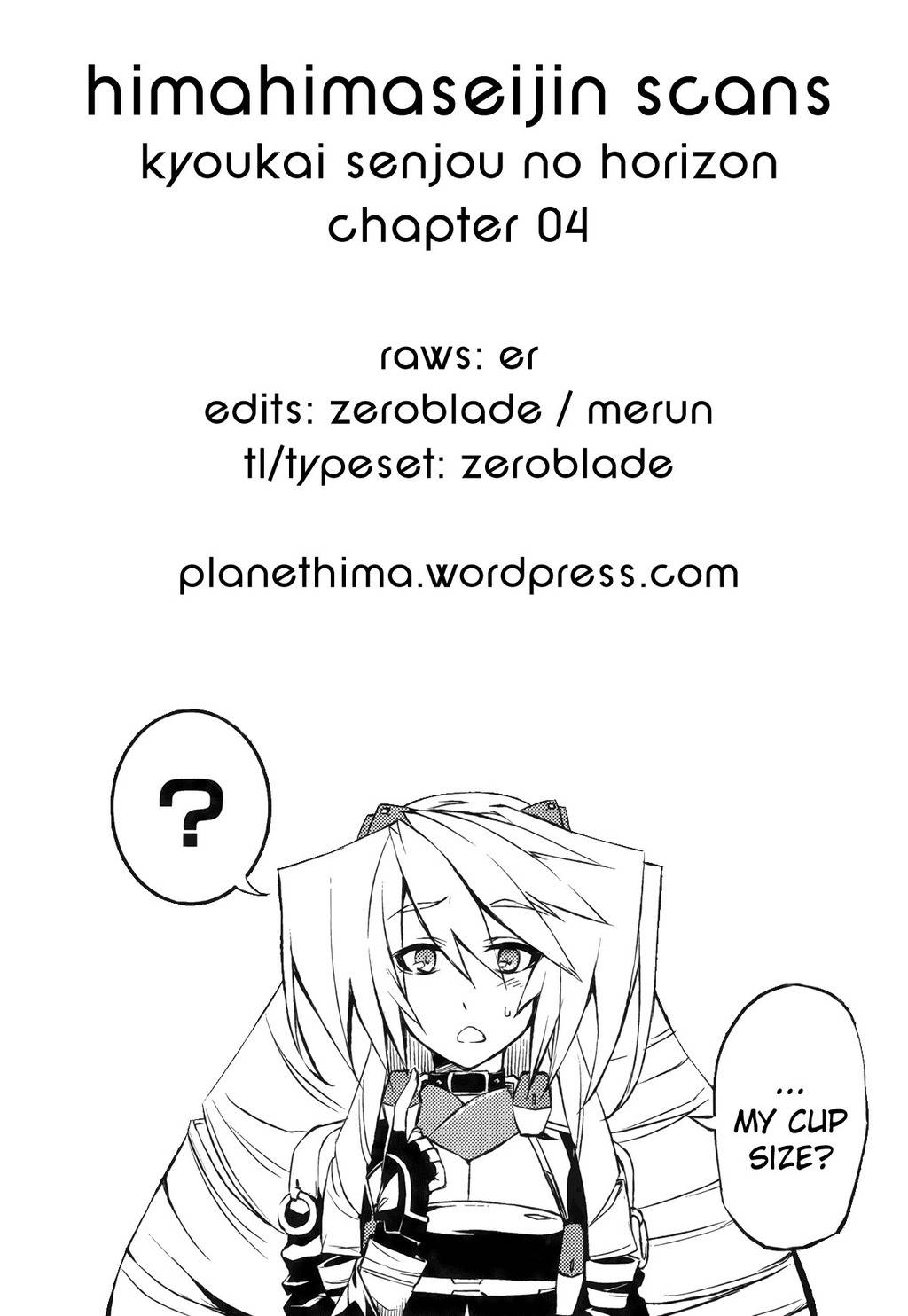Kyoukai Senjou no Horizon Chapter 4 page 1 - Chapter 4