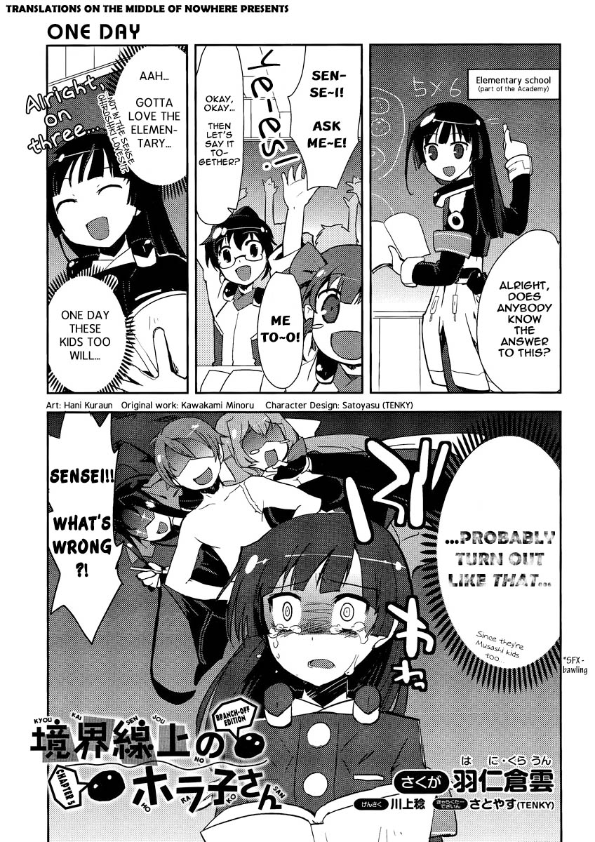 Kyoukaisenjou no Horako-san: Shucchouban Chapter 5.2 page 1 - Chapter 5 v2 : One Day / Surprise Attack / The Ones Around Are Surprisingly Concern...