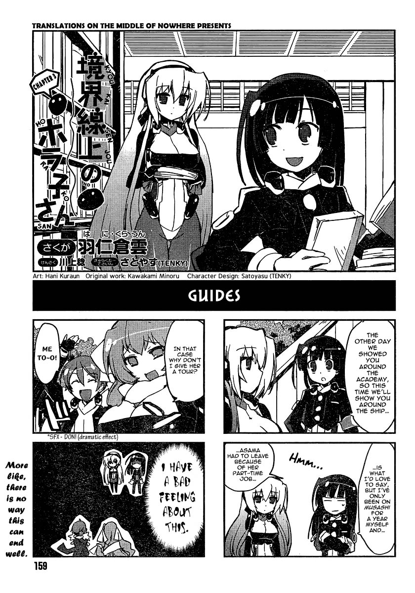 Kyoukaisenjou no Horako-san Chapter 3.2 page 1 - Chapter 3 v2 : Guides