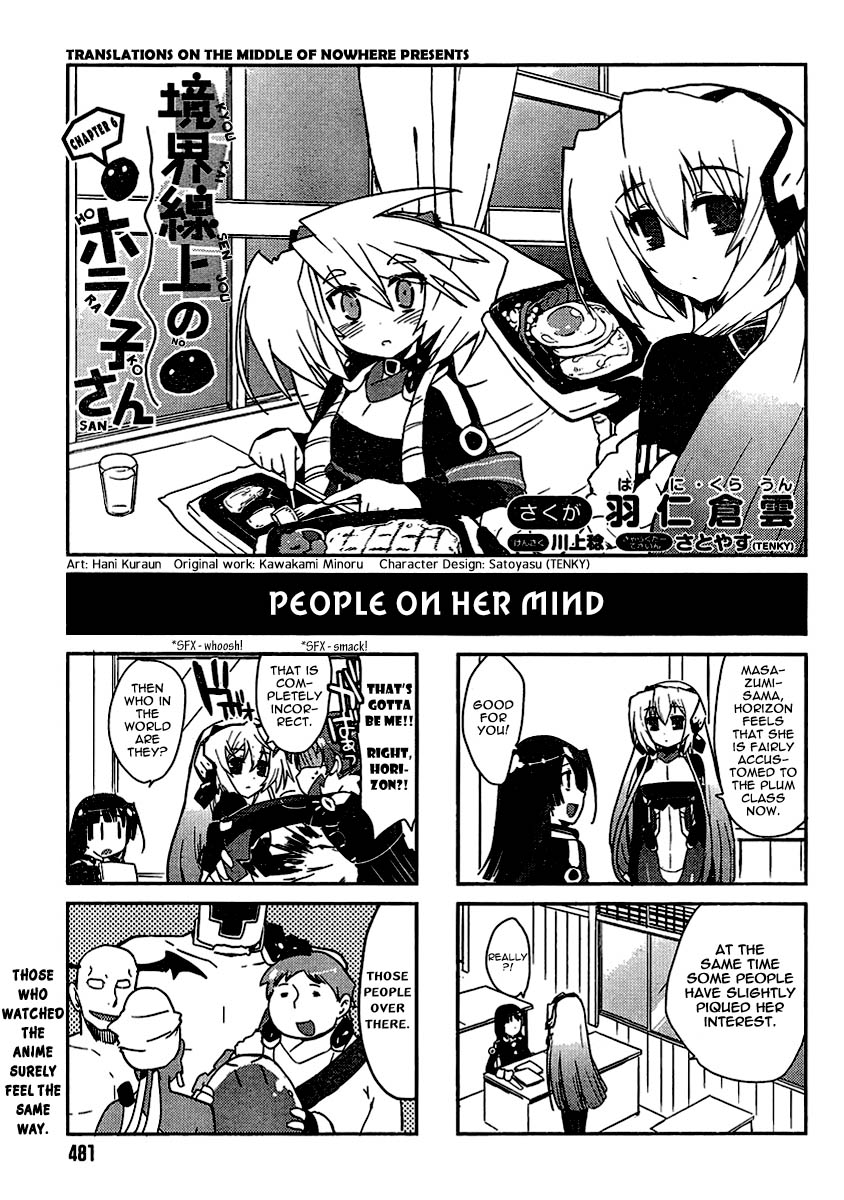 Kyoukaisenjou no Horako-san Chapter 6.2 page 1 - Chapter 6 v2 : People On Her Mind