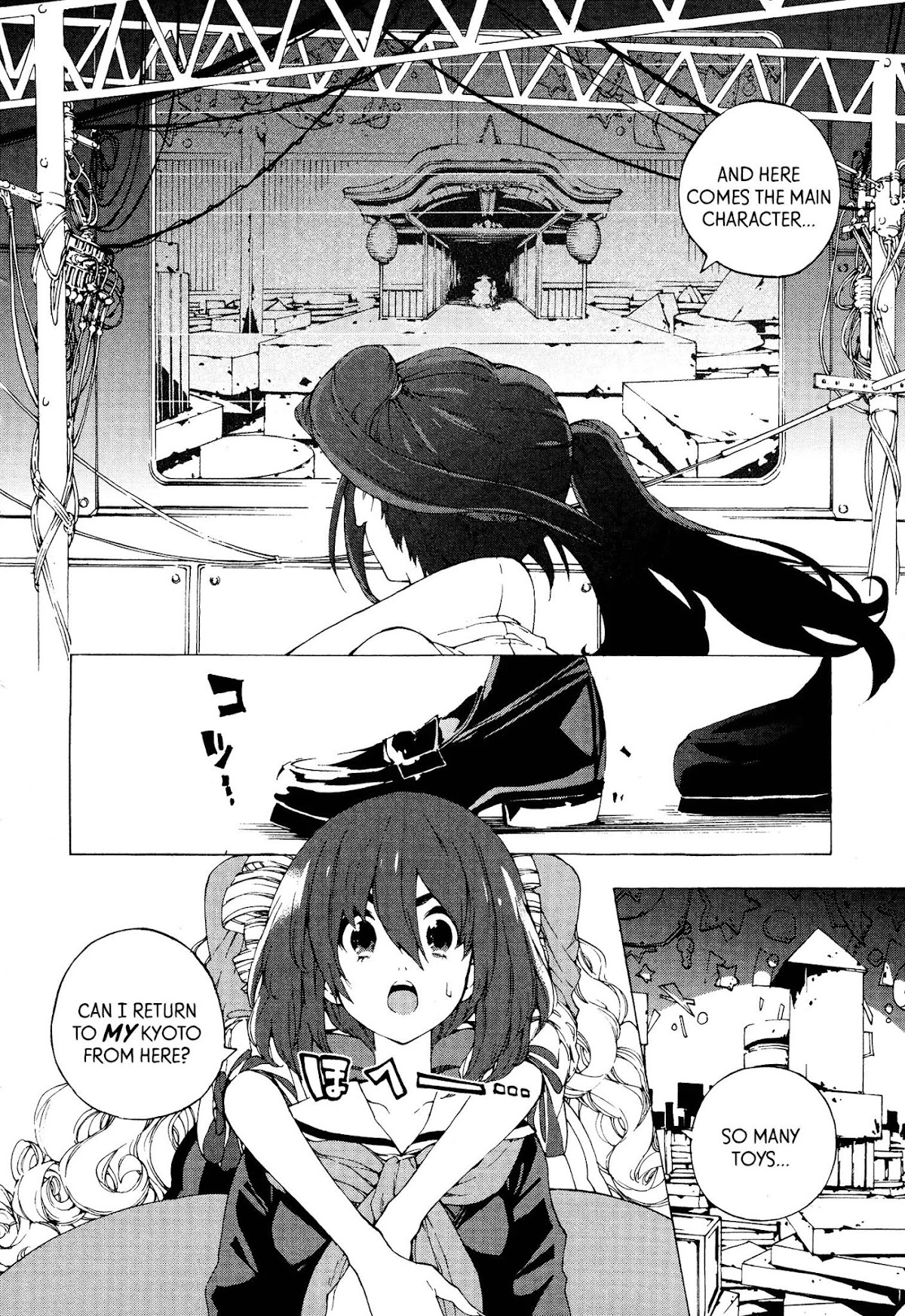 Kyousou Giga Chapter 6 page 18 - Chapter 6: Crown Wearing Sailor Uniform