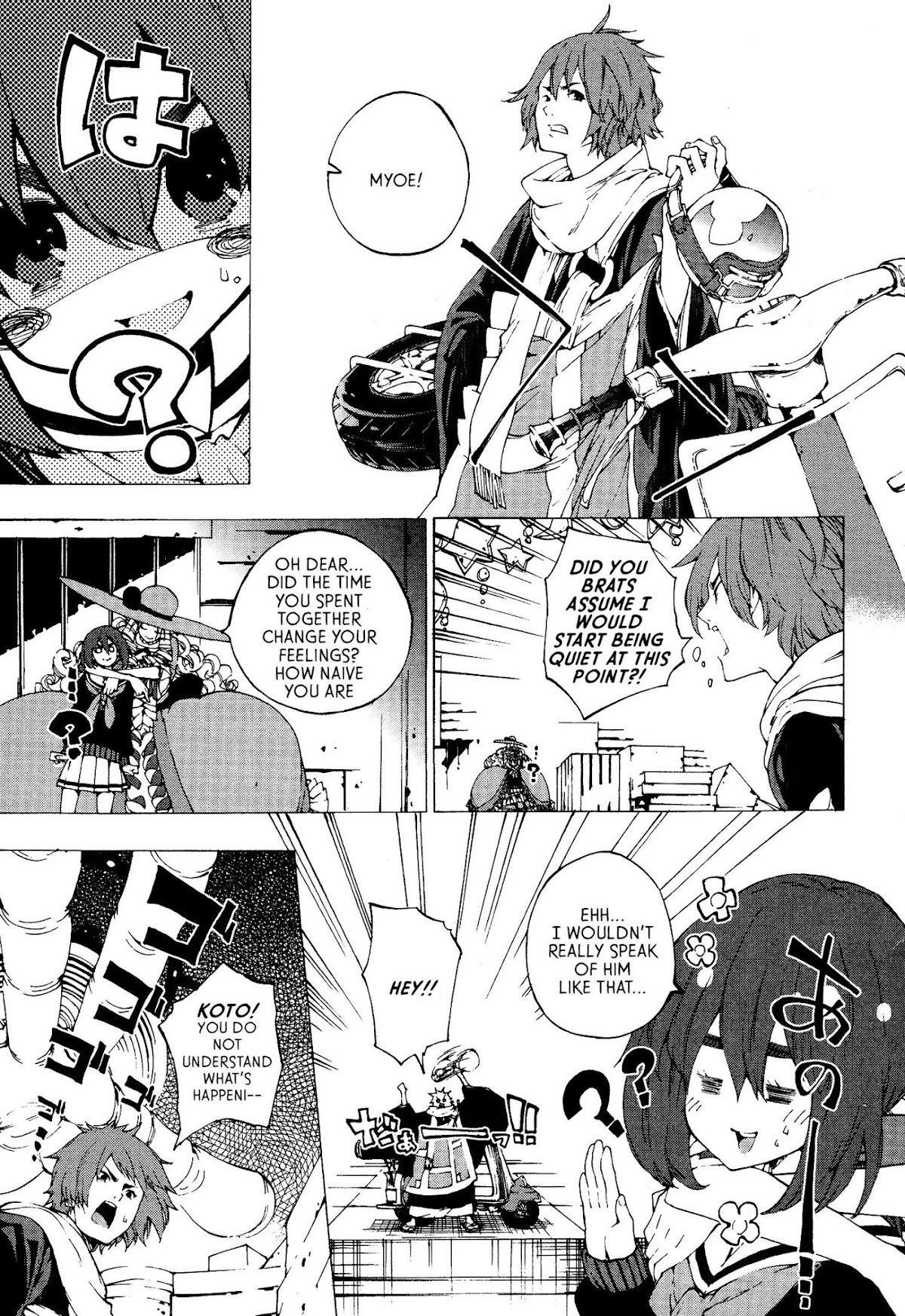Kyousou Giga Chapter 6 page 22 - Chapter 6: Crown Wearing Sailor Uniform
