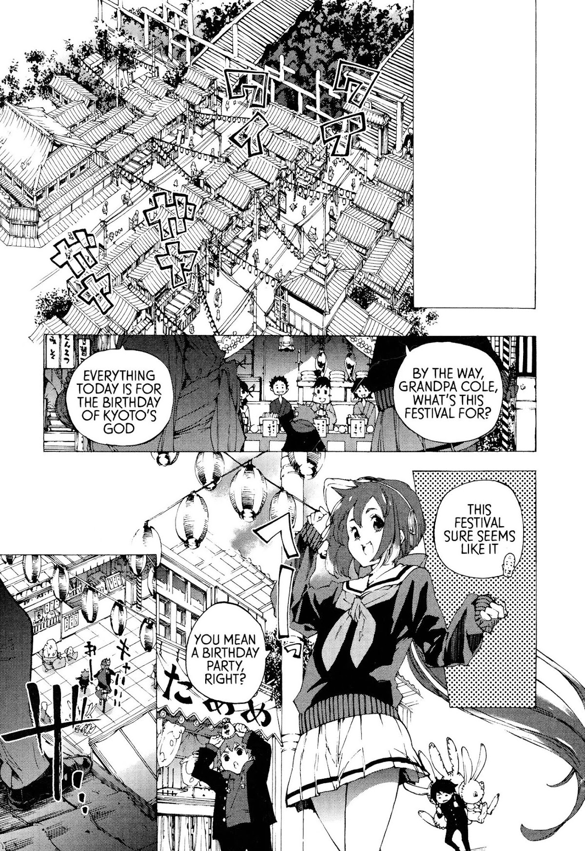 Kyousou Giga Chapter 6 page 7 - Chapter 6: Crown Wearing Sailor Uniform