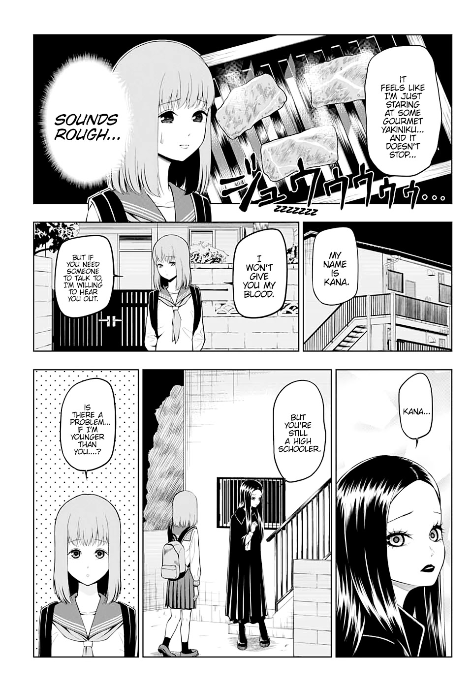 Kyuuketsuki no Sumu Machi Chapter 1 page 14 - Chapter 1: An Encounter on a Moonlit Night
