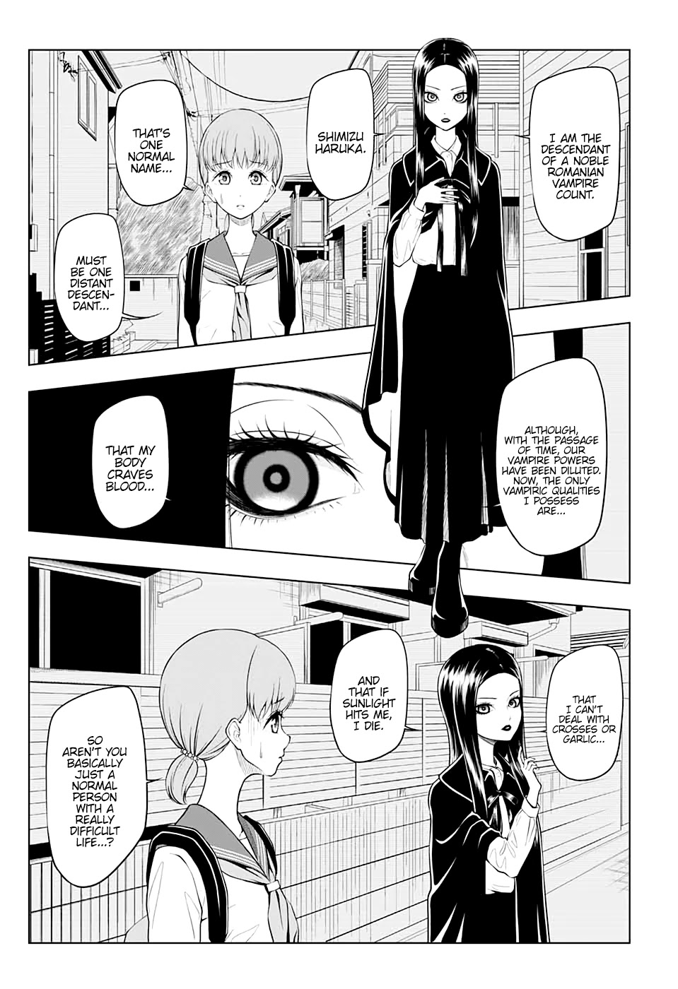 Kyuuketsuki no Sumu Machi Chapter 1 page 5 - Chapter 1: An Encounter on a Moonlit Night
