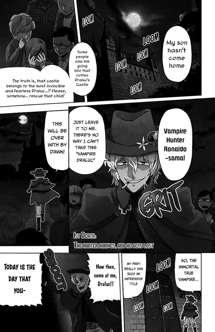 Kyuuketsuki Sugu Shinu Chapter 1 page 6 - Chapter 1 : The hunter arrives, and he gets lost