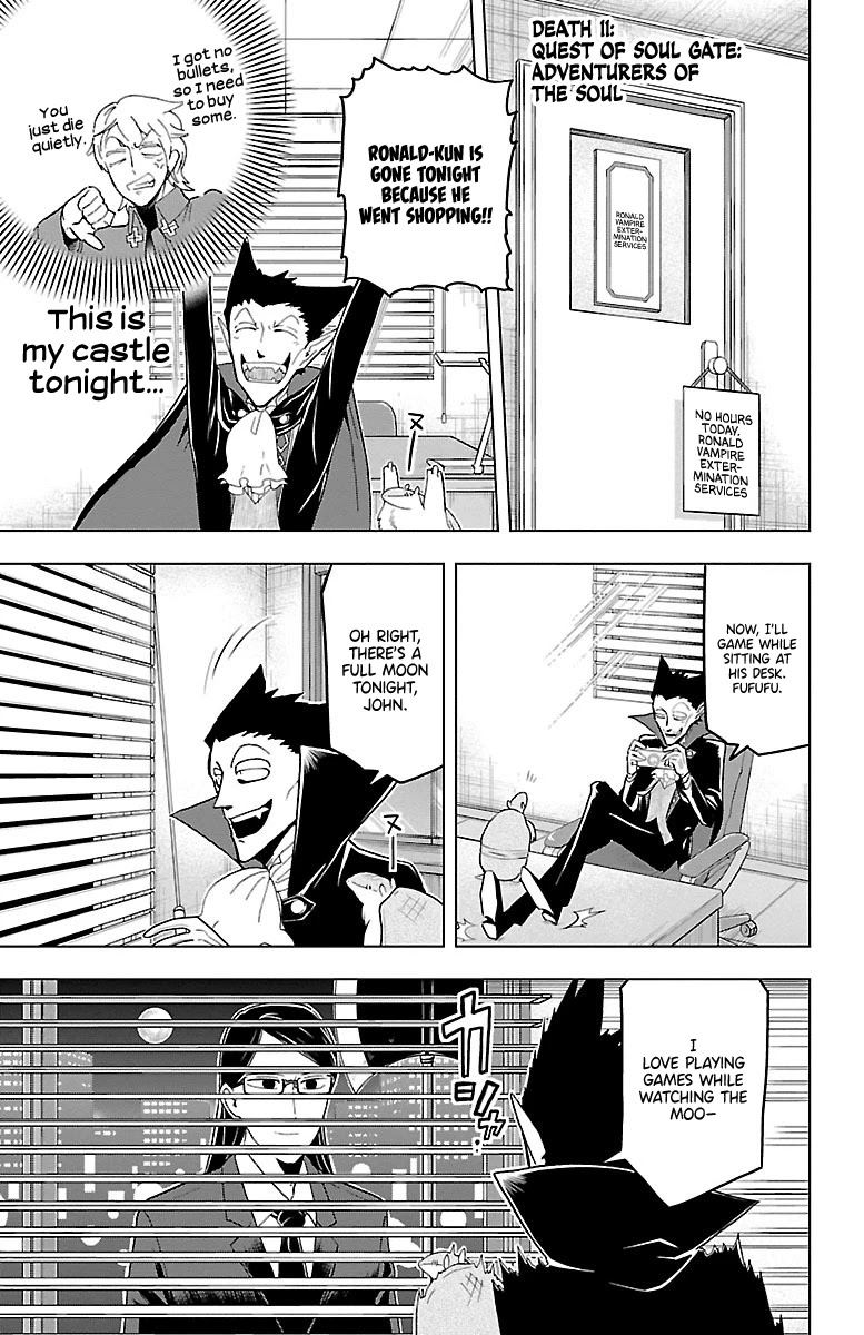 Kyuuketsuki Sugu Shinu Chapter 11 page 1 - Chapter 11: 11th Death: Quest of Soul Gate: Adventurers of the Soul + Omake
