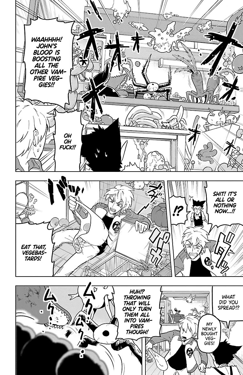 Kyuuketsuki Sugu Shinu Chapter 13 page 10 - Chapter 13: 13th Death: Kitchen Liberal Force