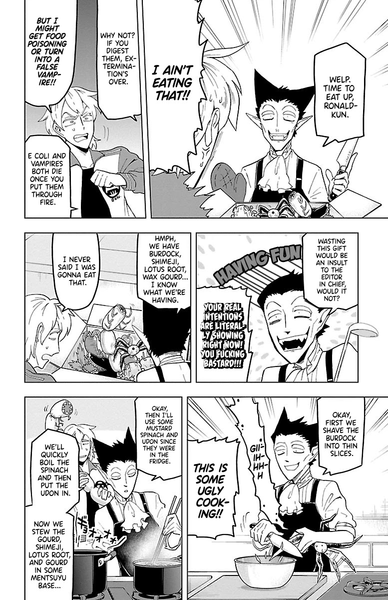 Kyuuketsuki Sugu Shinu Chapter 13 page 4 - Chapter 13: 13th Death: Kitchen Liberal Force