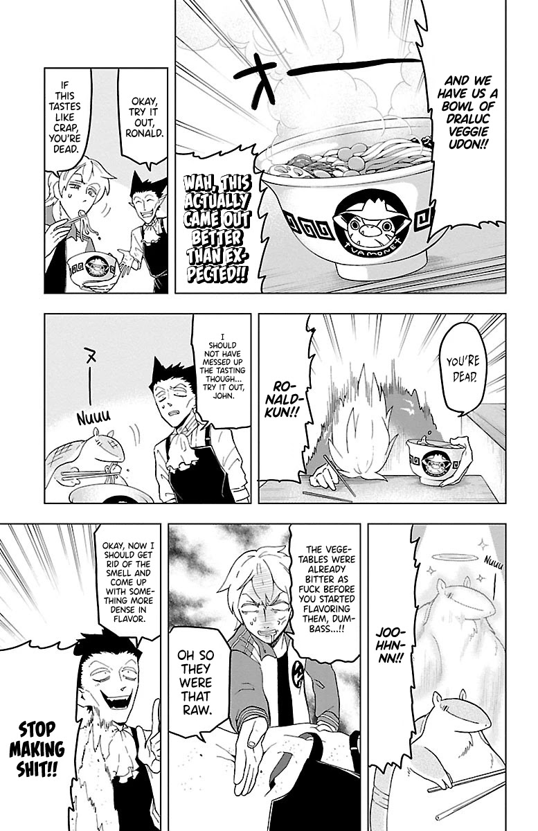 Kyuuketsuki Sugu Shinu Chapter 13 page 5 - Chapter 13: 13th Death: Kitchen Liberal Force