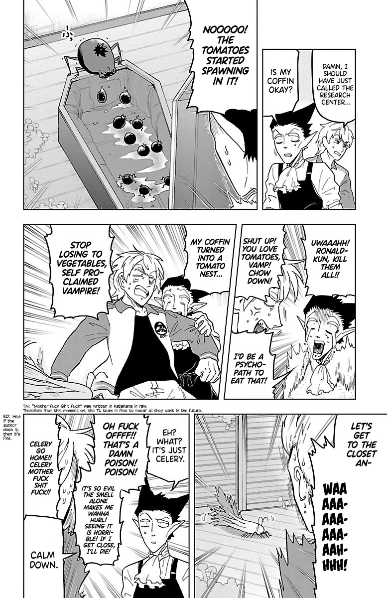 Kyuuketsuki Sugu Shinu Chapter 13 page 8 - Chapter 13: 13th Death: Kitchen Liberal Force