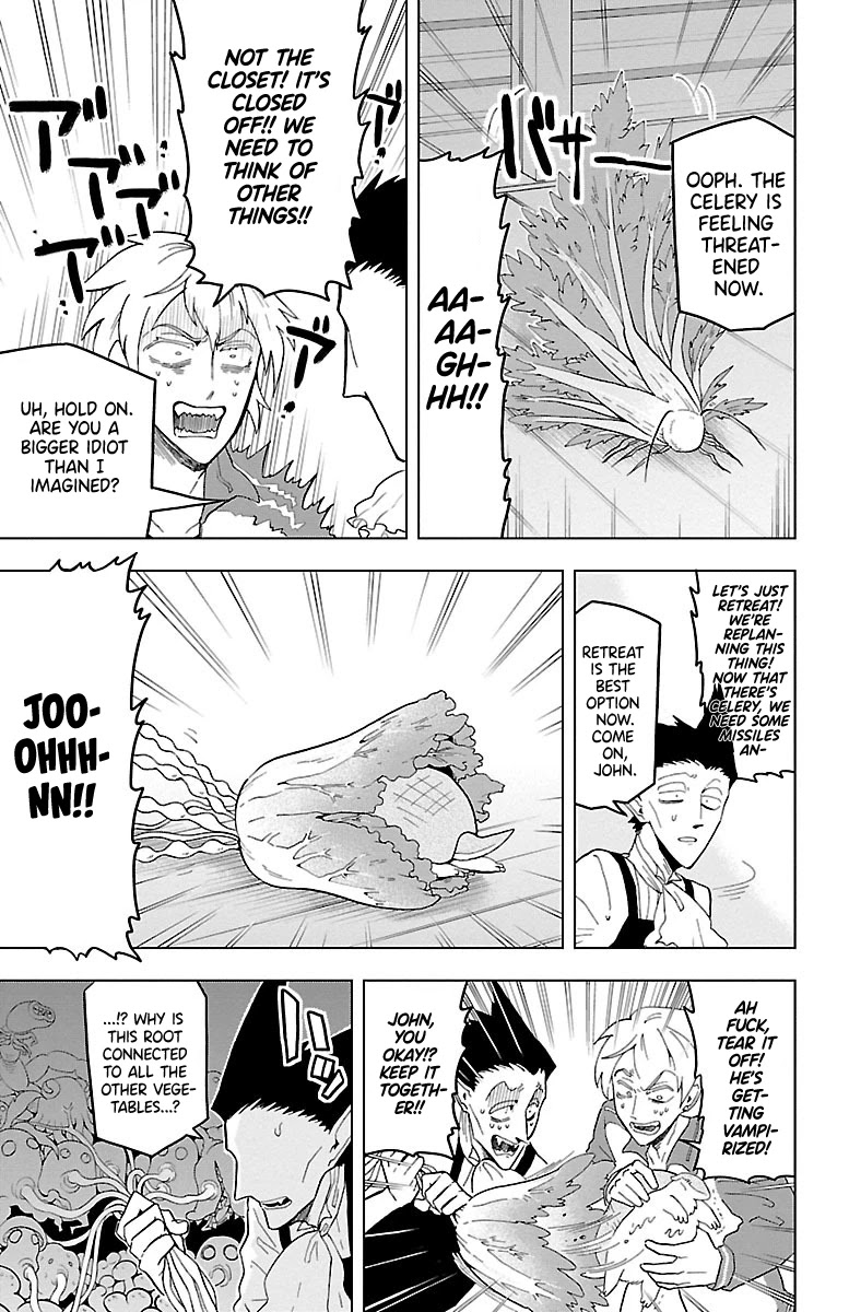Kyuuketsuki Sugu Shinu Chapter 13 page 9 - Chapter 13: 13th Death: Kitchen Liberal Force