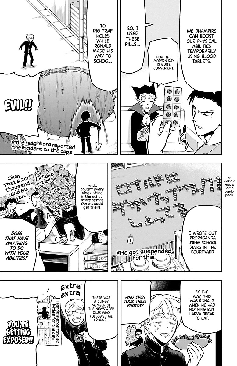 Kyuuketsuki Sugu Shinu Chapter 17 page 5 - Chapter 17: 17th Death: Handa, A Day Off, and History