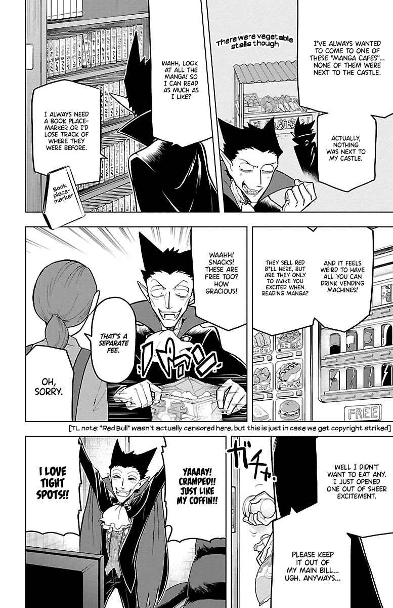 Kyuuketsuki Sugu Shinu Chapter 18 page 2 - Chapter 18: 18th Death: Moment by Moment Hell in a Manga Cafe