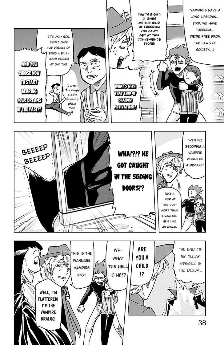 Kyuuketsuki Sugu Shinu Chapter 2 page 11 - Chapter 2 : The idiot, the convenience store, and brutality