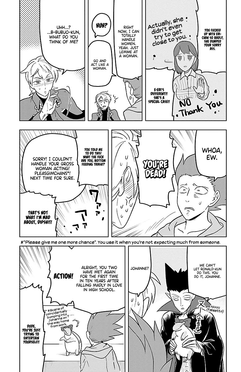 Kyuuketsuki Sugu Shinu Chapter 20 page 3 - Chapter 20: 20th Death: Unpopular Guys are Unpopular