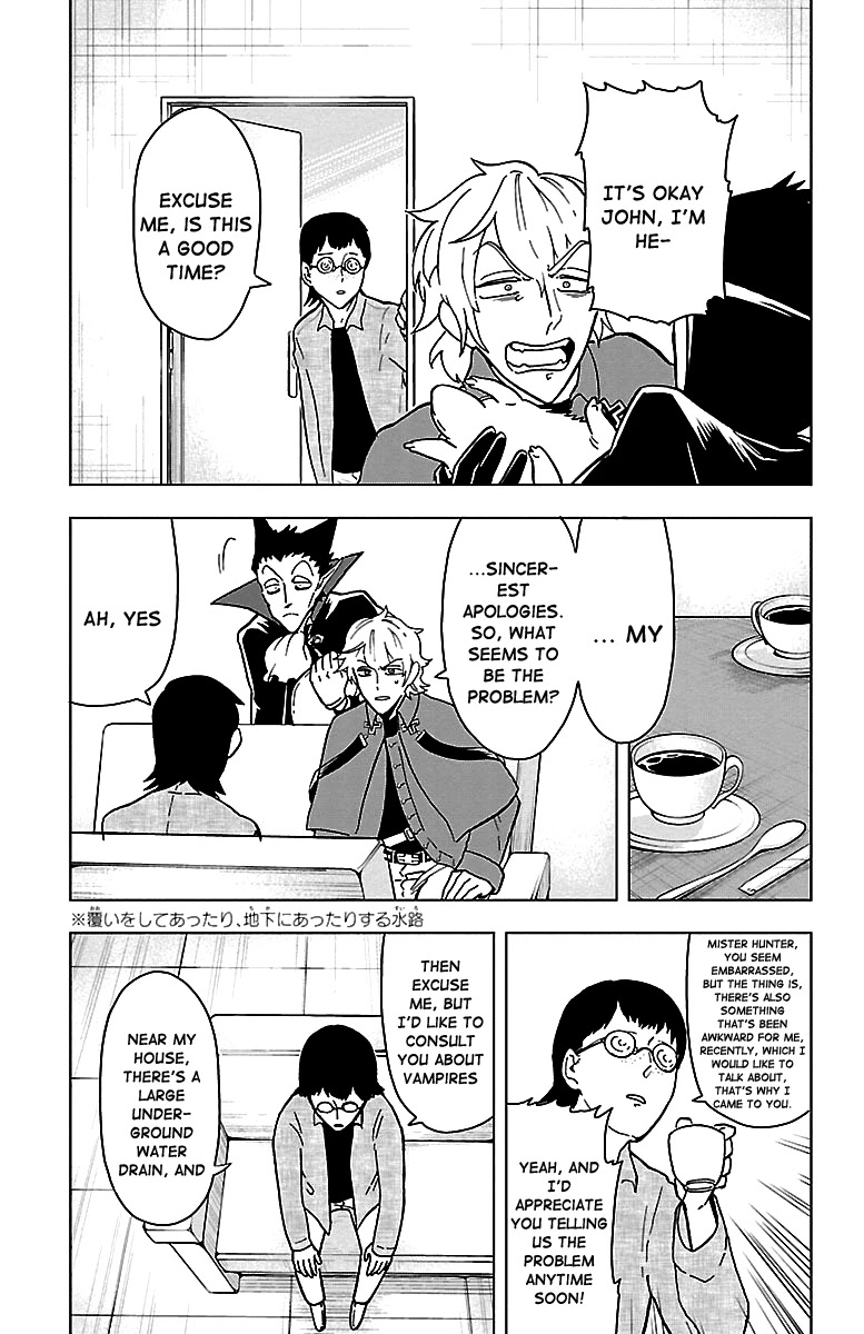 Kyuuketsuki Sugu Shinu Chapter 3 page 4 - Chapter 3: Attachment, Amoeba, Armadillo