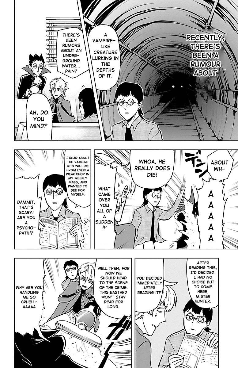 Kyuuketsuki Sugu Shinu Chapter 3 page 5 - Chapter 3: Attachment, Amoeba, Armadillo